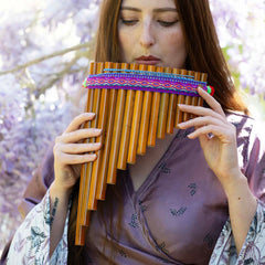 Medium Antara - Single Row Pan Pipes-Wind Instruments-Siesta Crafts