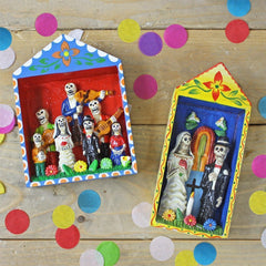 Small Wedding Retablo-Home Décor-Siesta Crafts