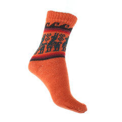 Autumnal Llama Socks-Socks & Legwarmers-Siesta Crafts