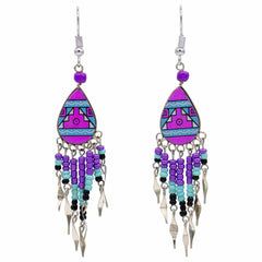Incan Pattern Earrings-Earrings-Siesta Crafts