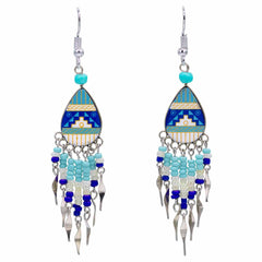 Incan Pattern Earrings-Earrings-Siesta Crafts