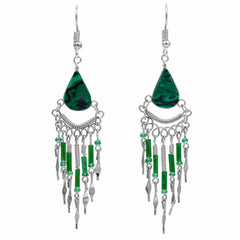 Beaded Drop Earrings-Earrings-Siesta Crafts
