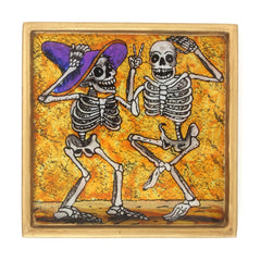 Dancing Friends Folk Art Frame-Home Décor-Siesta Crafts