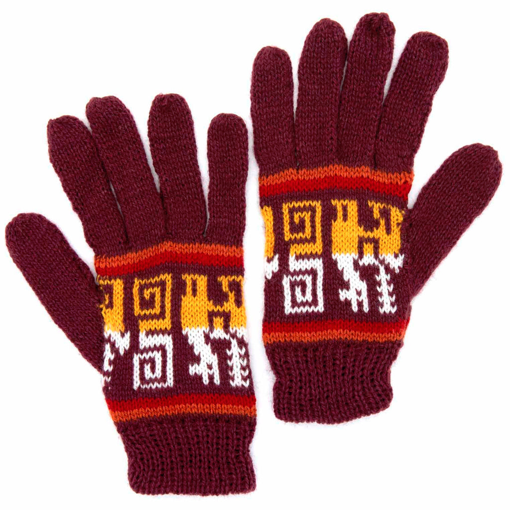 Llama Gloves-Gloves-Siesta Crafts