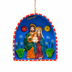 Sacred Family Retablo-Home Décor-Siesta Crafts