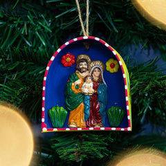 Sacred Family Retablo-Home Décor-Siesta Crafts