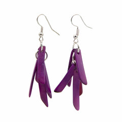 Tagua Cluster Earrings-Earrings-Siesta Crafts