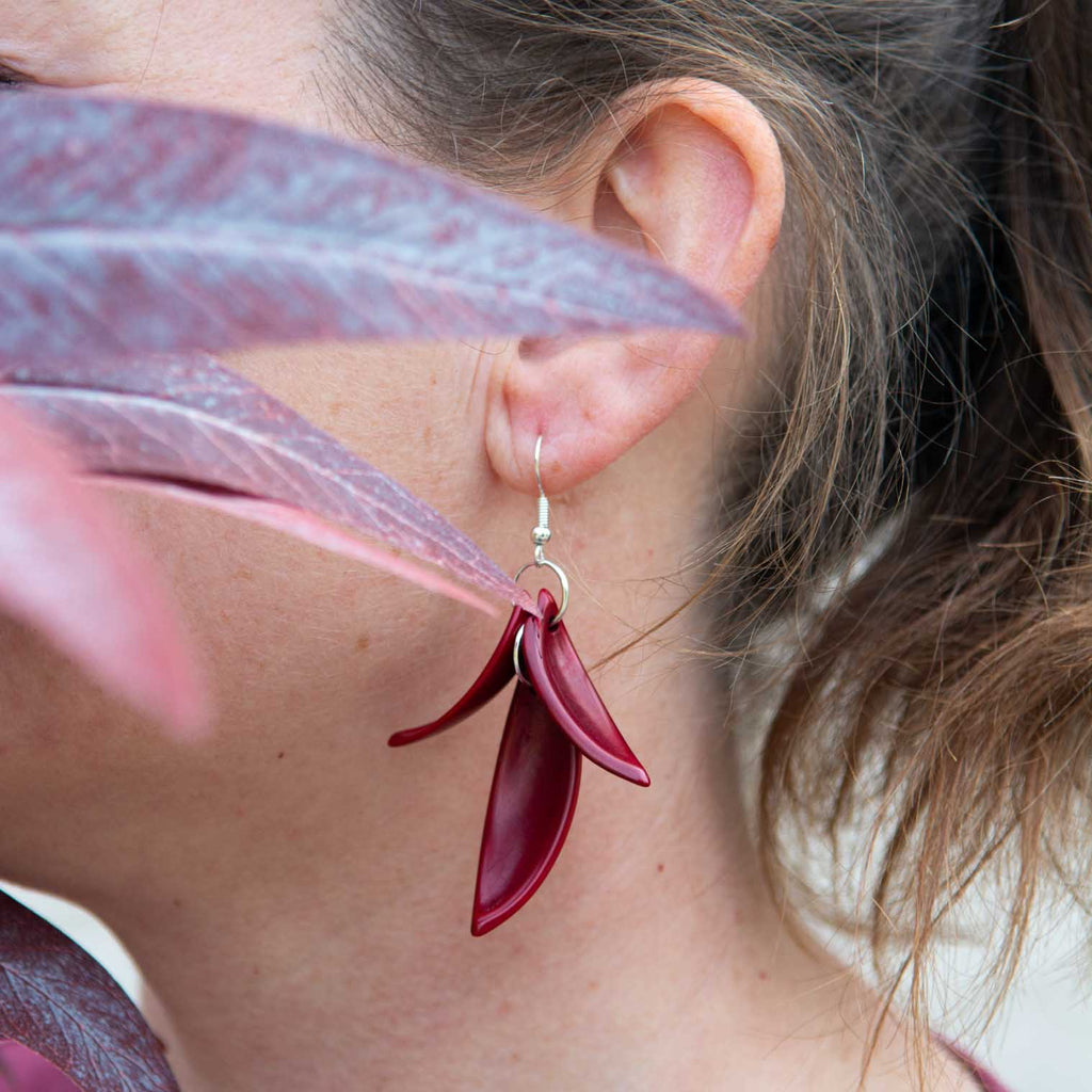 Palmito Earrings-Earrings-Siesta Crafts