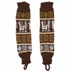 Winter Llama Legwarmers-Socks & Legwarmers-Siesta Crafts