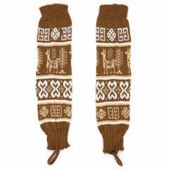 Winter Llama Legwarmers-Socks & Legwarmers-Siesta Crafts