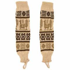 Winter Llama Legwarmers-Socks & Legwarmers-Siesta Crafts