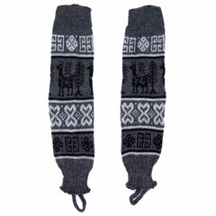 Winter Llama Legwarmers-Socks & Legwarmers-Siesta Crafts