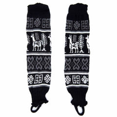 Winter Llama Legwarmers-Socks & Legwarmers-Siesta Crafts