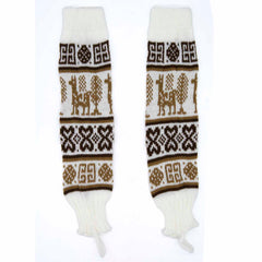 Winter Llama Legwarmers-Socks & Legwarmers-Siesta Crafts