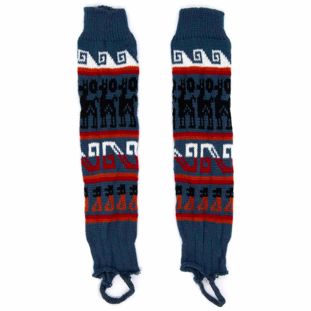 Autumnal Llama Legwarmers-Socks & Legwarmers-Siesta Crafts