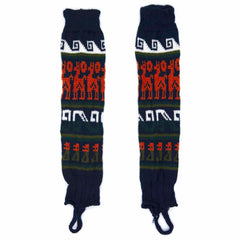Autumnal Llama Legwarmers-Socks & Legwarmers-Siesta Crafts