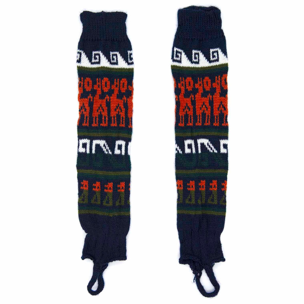 Autumnal Llama Legwarmers-Socks & Legwarmers-Siesta Crafts
