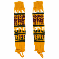 Autumnal Llama Legwarmers-Socks & Legwarmers-Siesta Crafts