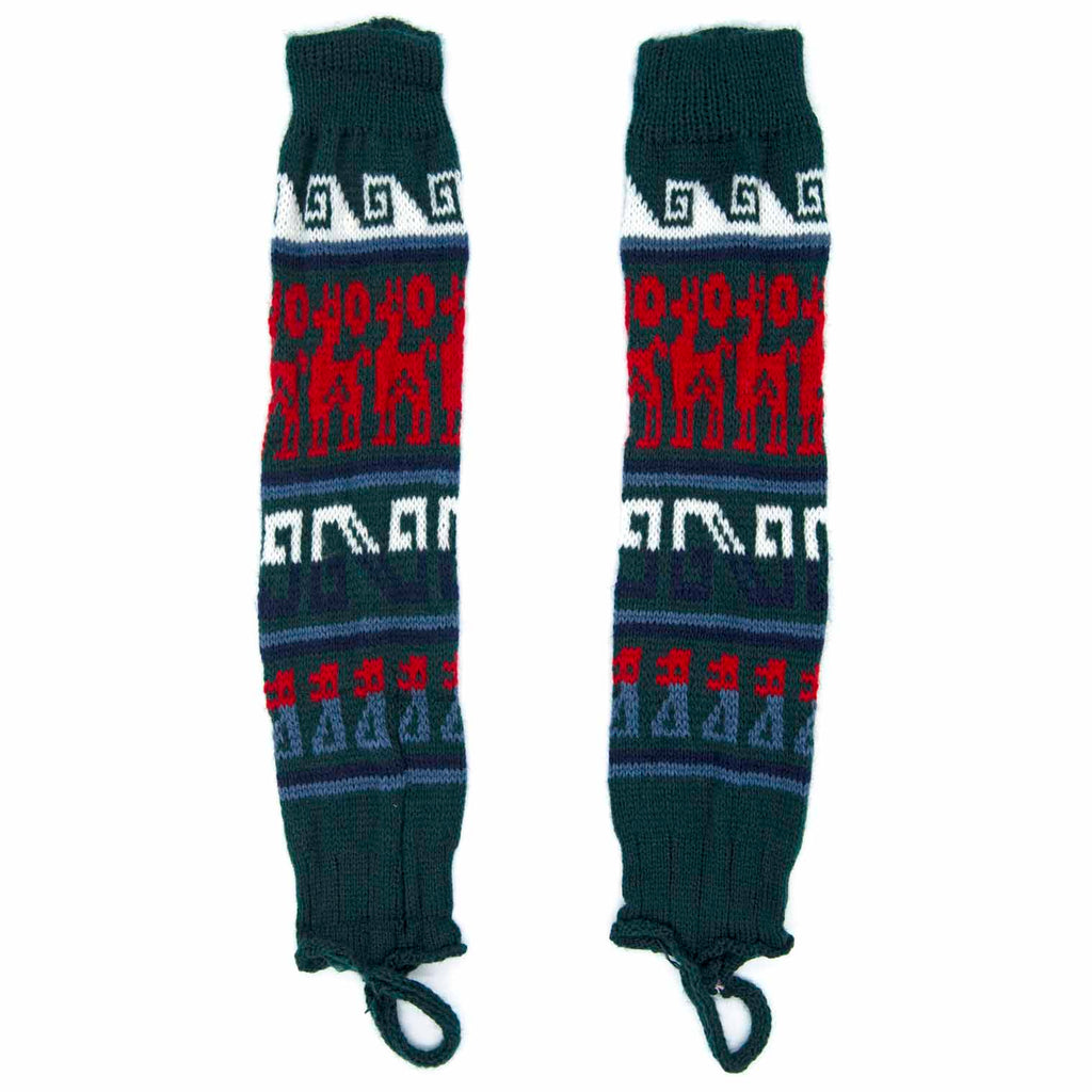 Autumnal Llama Legwarmers-Socks & Legwarmers-Siesta Crafts
