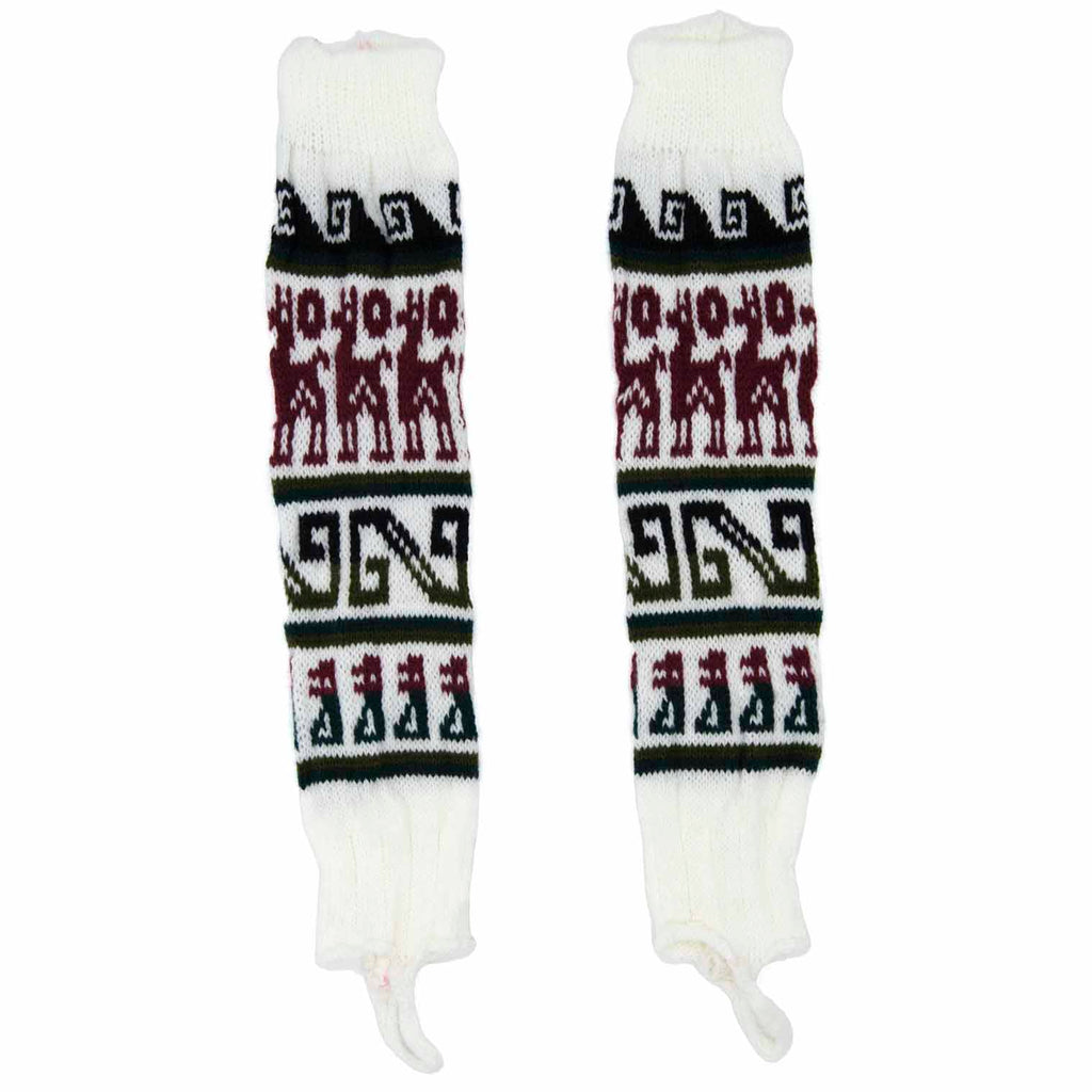 Autumnal Llama Legwarmers-Socks & Legwarmers-Siesta Crafts