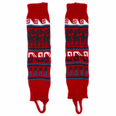 Autumnal Llama Legwarmers-Socks & Legwarmers-Siesta Crafts
