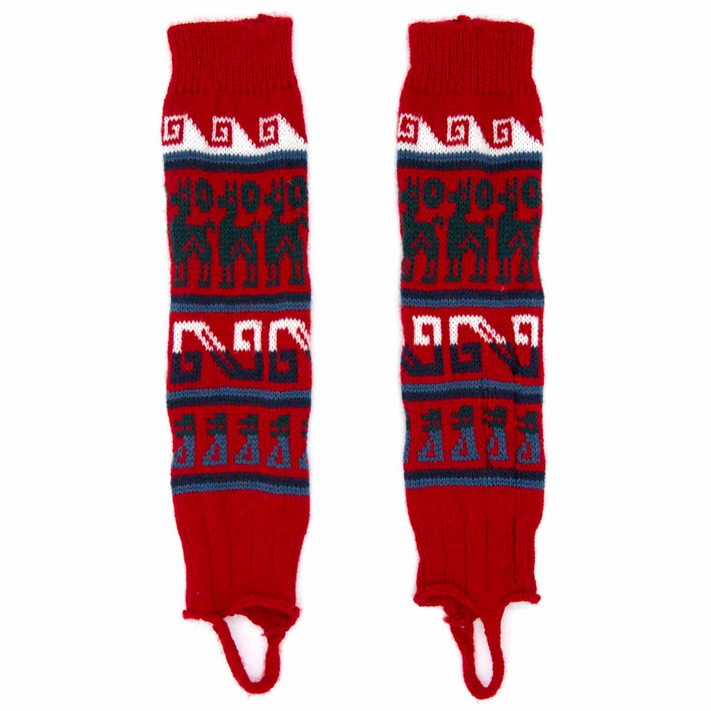 Autumnal Llama Legwarmers-Socks & Legwarmers-Siesta Crafts