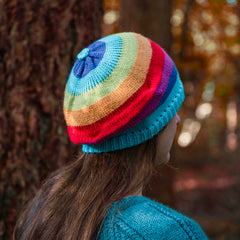 Rainbow Slouch Hat-Hats-Siesta Crafts
