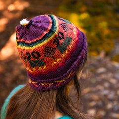Autumnal Llama Hat-Hats-Siesta Crafts