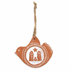 Terracotta Nativity Hanging-Christianity-Siesta Crafts