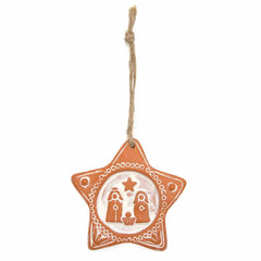 Terracotta Nativity Hanging-Christianity-Siesta Crafts