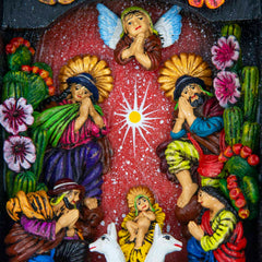 Arched Nativity Retablo-Home Décor-Siesta Crafts