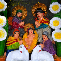 Small Nativity Retablo-Home Décor-Siesta Crafts