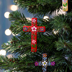 Peruvian Mini Cross-Christianity-Siesta Crafts