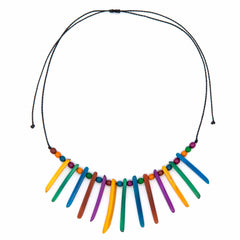 Tagua Stick Necklace-Necklaces & Pendants-Siesta Crafts