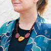 Tagua Slice Necklace-Necklaces & Pendants-Siesta Crafts