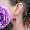 Tagua Chip Earrings-Earrings-Siesta Crafts