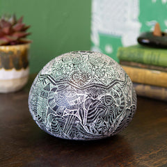 Artisan Intricate Folk Art Gourd No.1