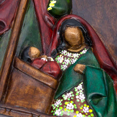 Cedar Wood Carving No.12-Christianity-Siesta Crafts