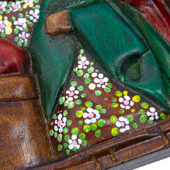 Cedar Wood Carving No.12-Christianity-Siesta Crafts