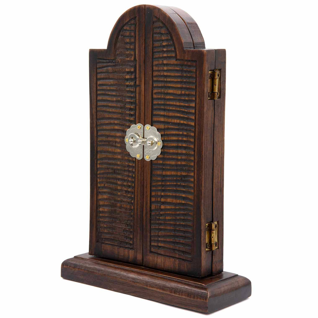 Cedar Wood Nativity Triptych Carving-Christianity-Siesta Crafts