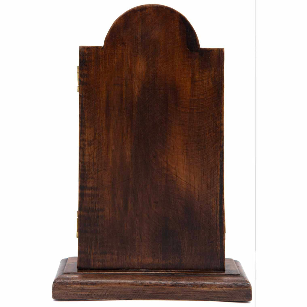 Cedar Wood Nativity Triptych Carving-Christianity-Siesta Crafts