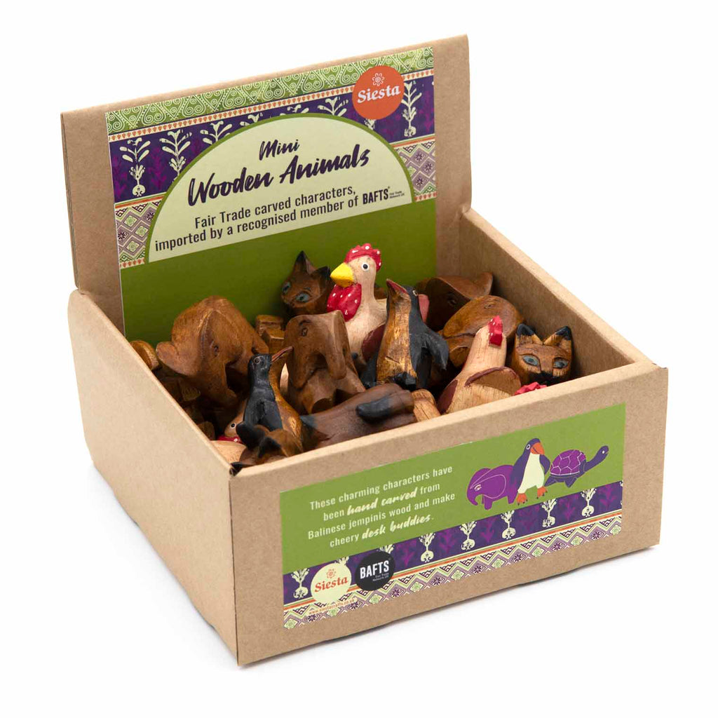 Wooden Animals-POS Boxes-Siesta Crafts