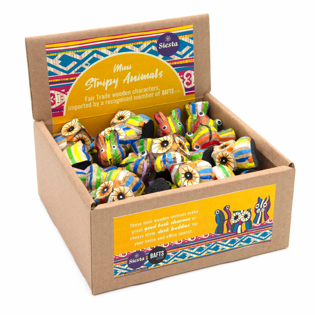 Stripy Pocket Animals-POS Boxes-Siesta Crafts