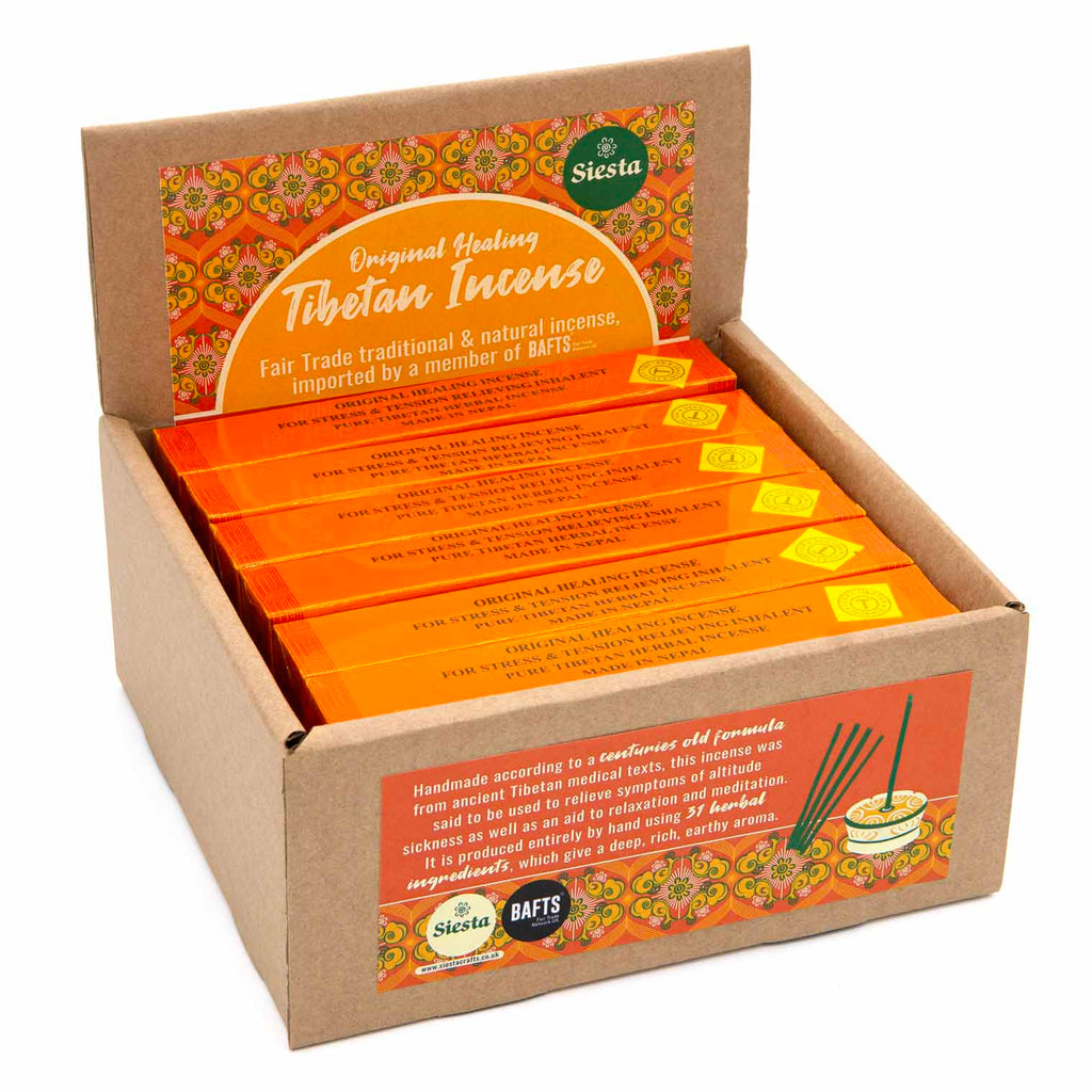 Original Healing Tibetan Incense-POS Boxes-Siesta Crafts