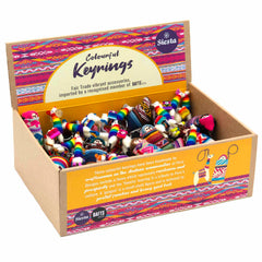 Colourful Keyrings-POS Boxes-Siesta Crafts