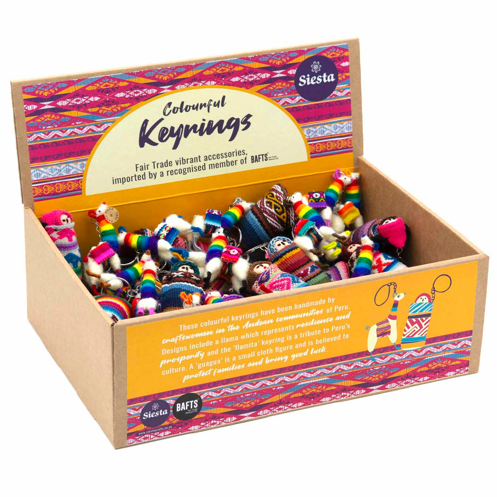 Colourful Keyrings-POS Boxes-Siesta Crafts
