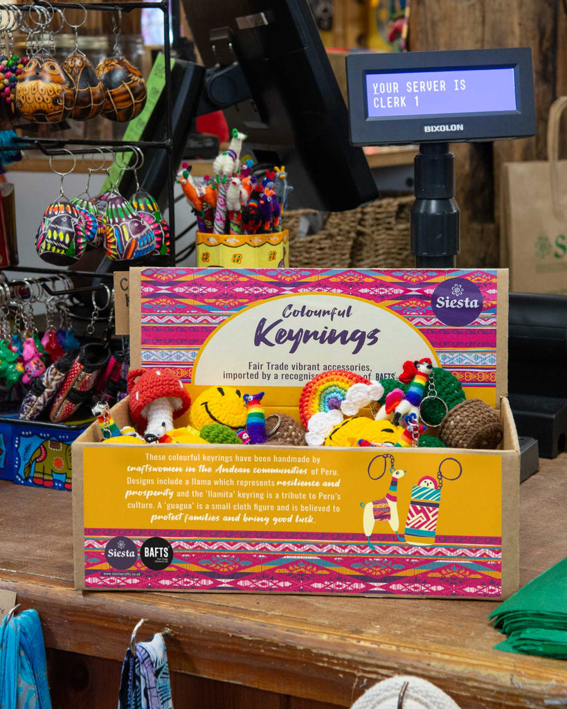 Colourful Keyrings-POS Boxes-Siesta Crafts