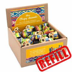 Stripy Pocket Animals Refill-POS Boxes-Siesta Crafts