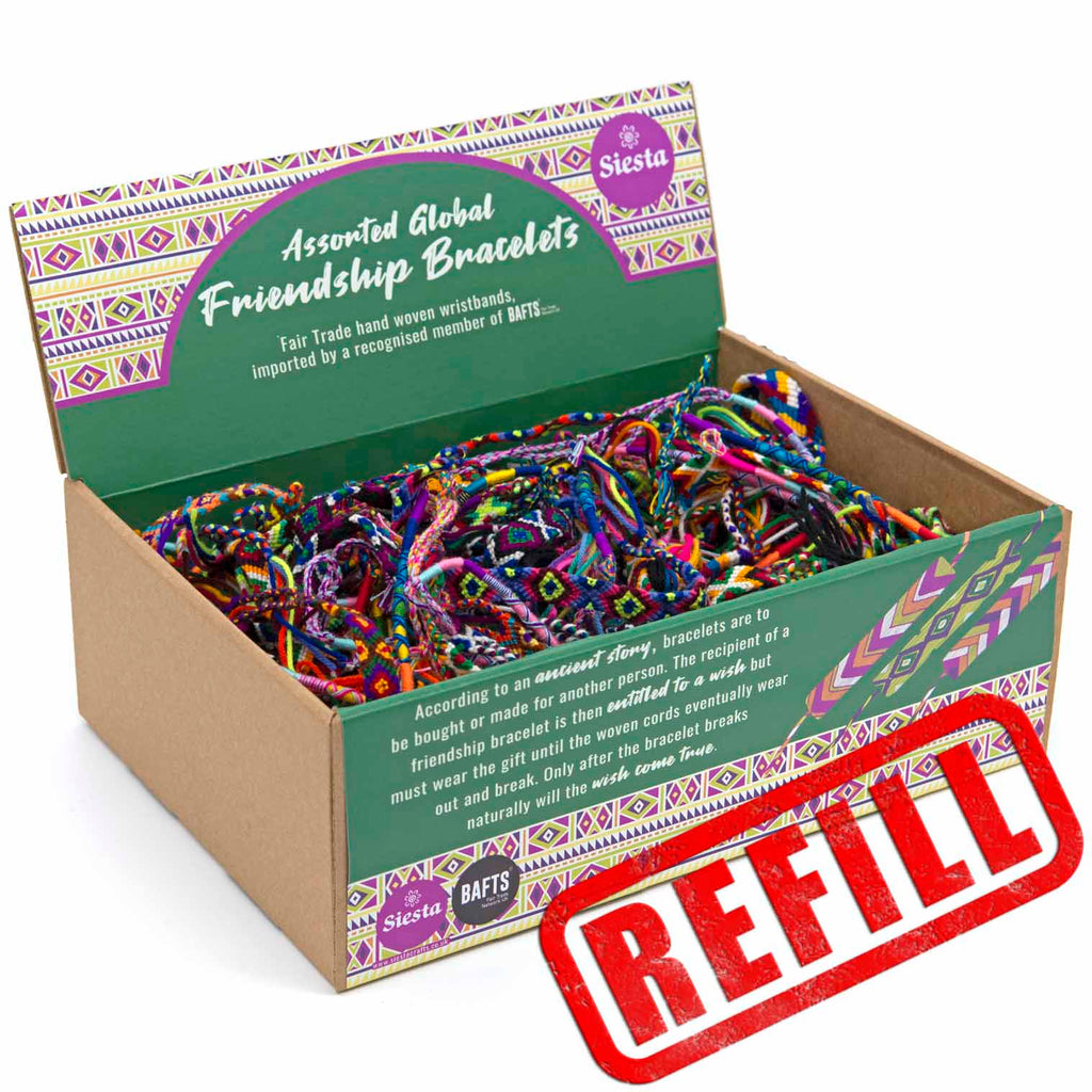 Assorted Friendship Bracelets Refill-POS Boxes-Siesta Crafts