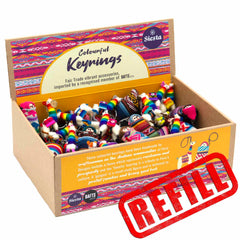 Colourful Keyrings Refill-POS Boxes-Siesta Crafts